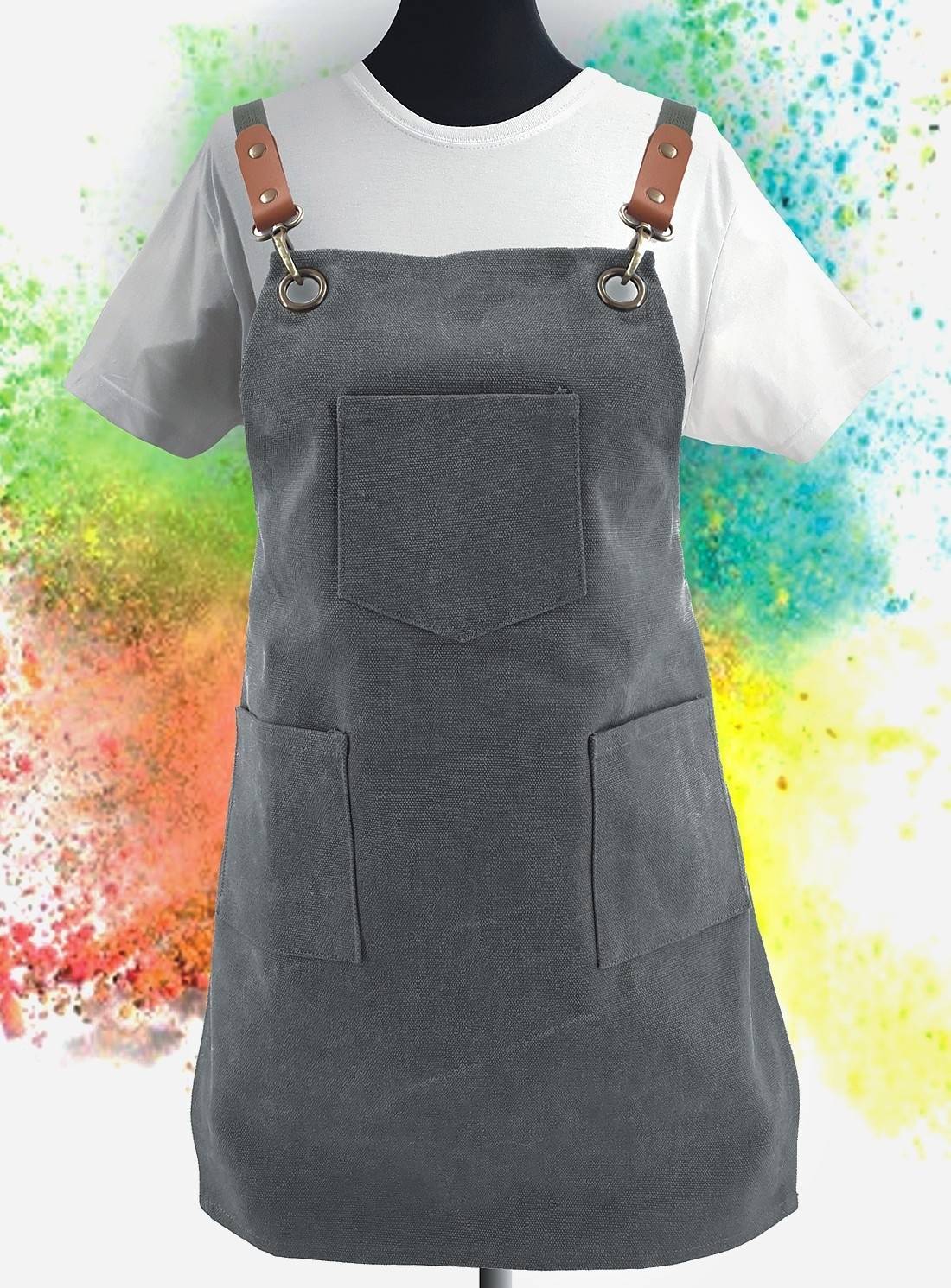 Fartuch dziecięcy z wiązaniem krzyżowym