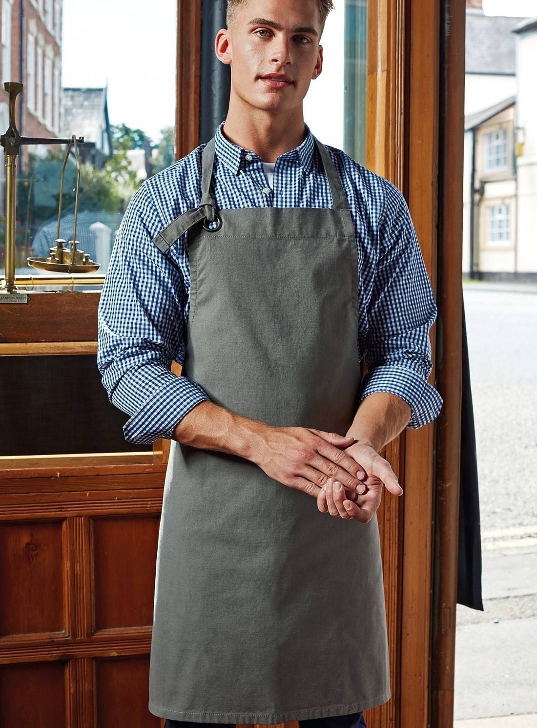 Fartuch kelnerski Canvas z metalowym oczkiem na wiązanie
