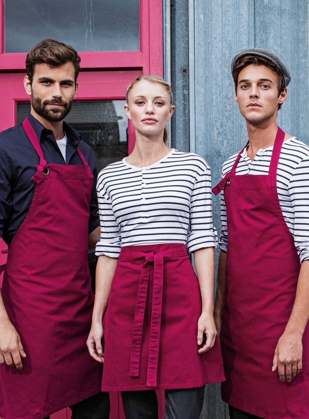 Fartuch kelnerski Canvas z metalowym oczkiem na wiązanie