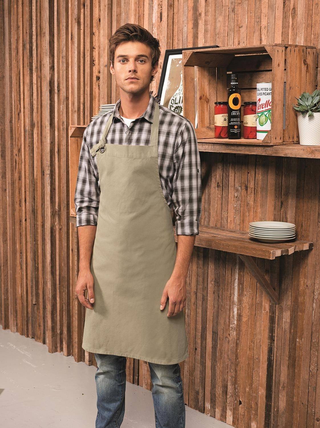 Fartuch kelnerski Canvas z metalowym oczkiem na wiązanie