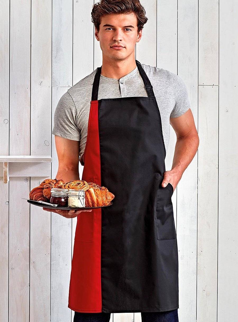 Fartuch kelnerski dwukolorowy Bib
