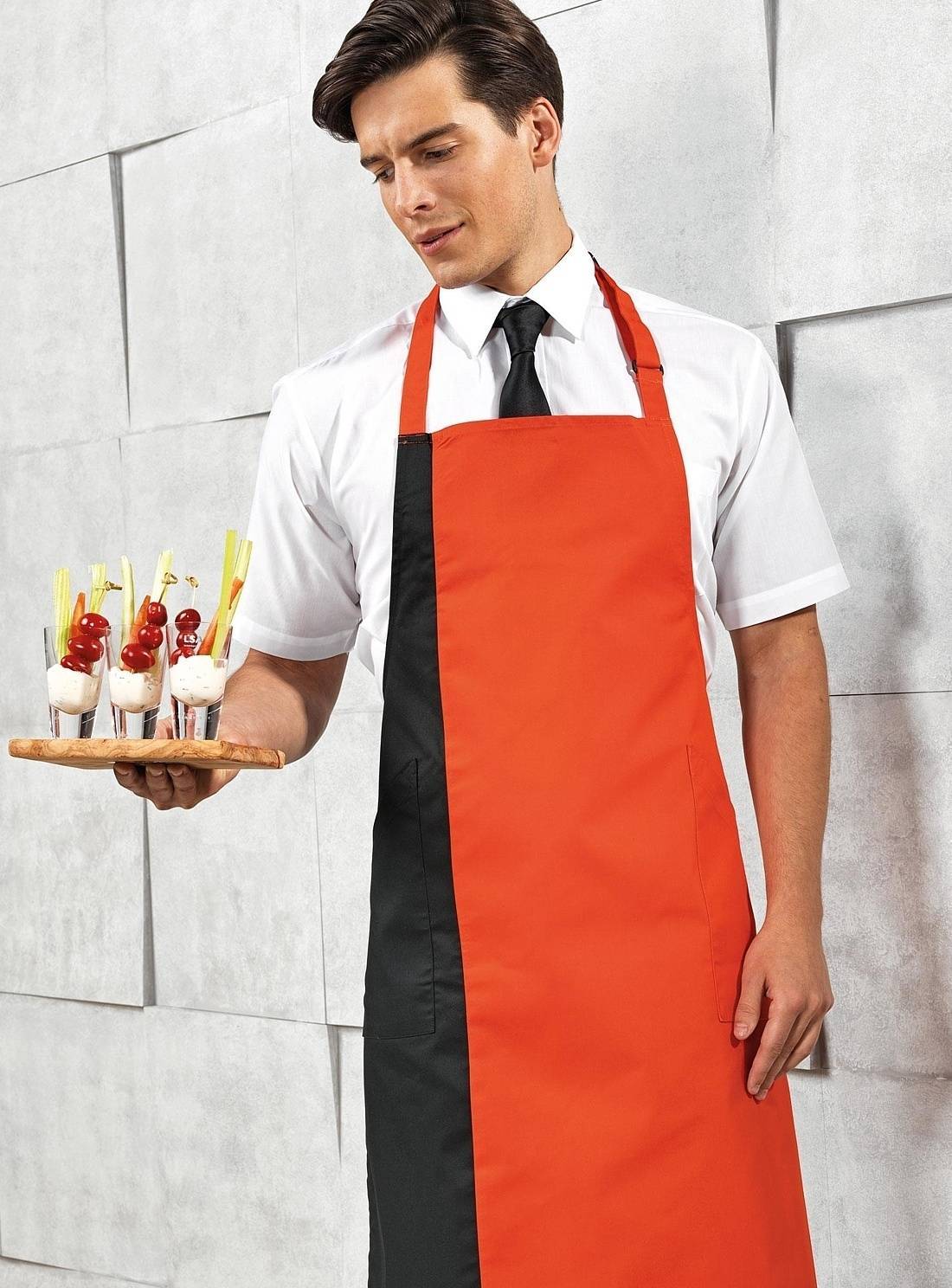 Fartuch kelnerski dwukolorowy Bib