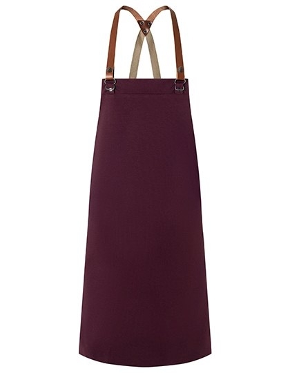 Fartuch kelnerski z krzyżowymi pasami, stylowe wzornictwo