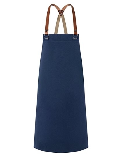 Fartuch kelnerski z krzyżowymi pasami, stylowe wzornictwo