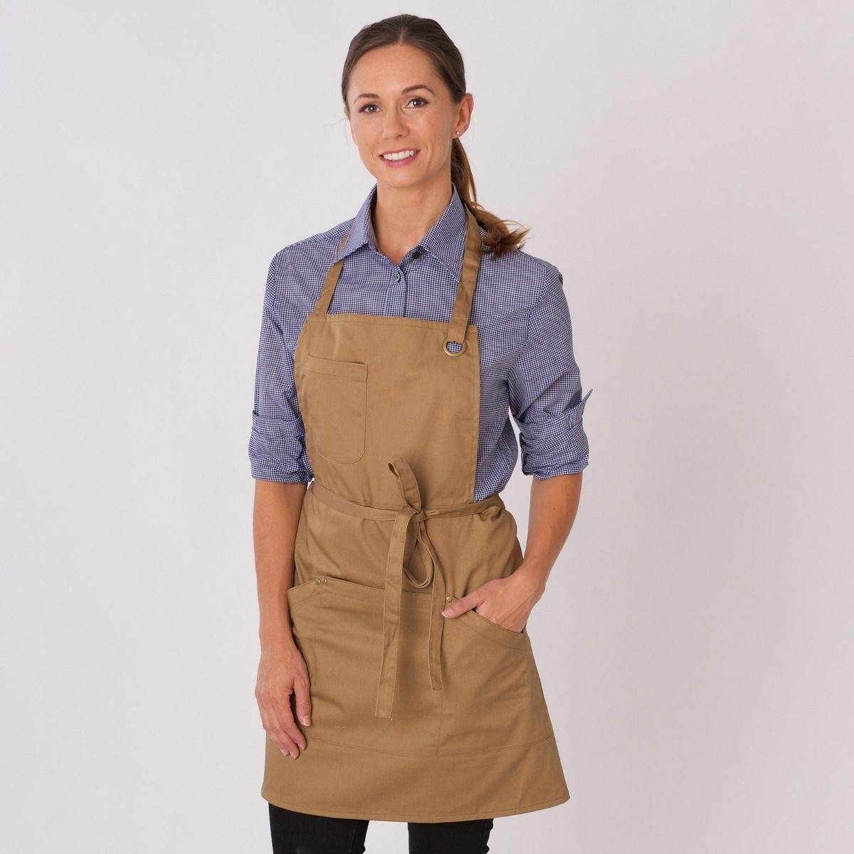 Fartuch kelnerski z praktyczną kieszenią na piersi