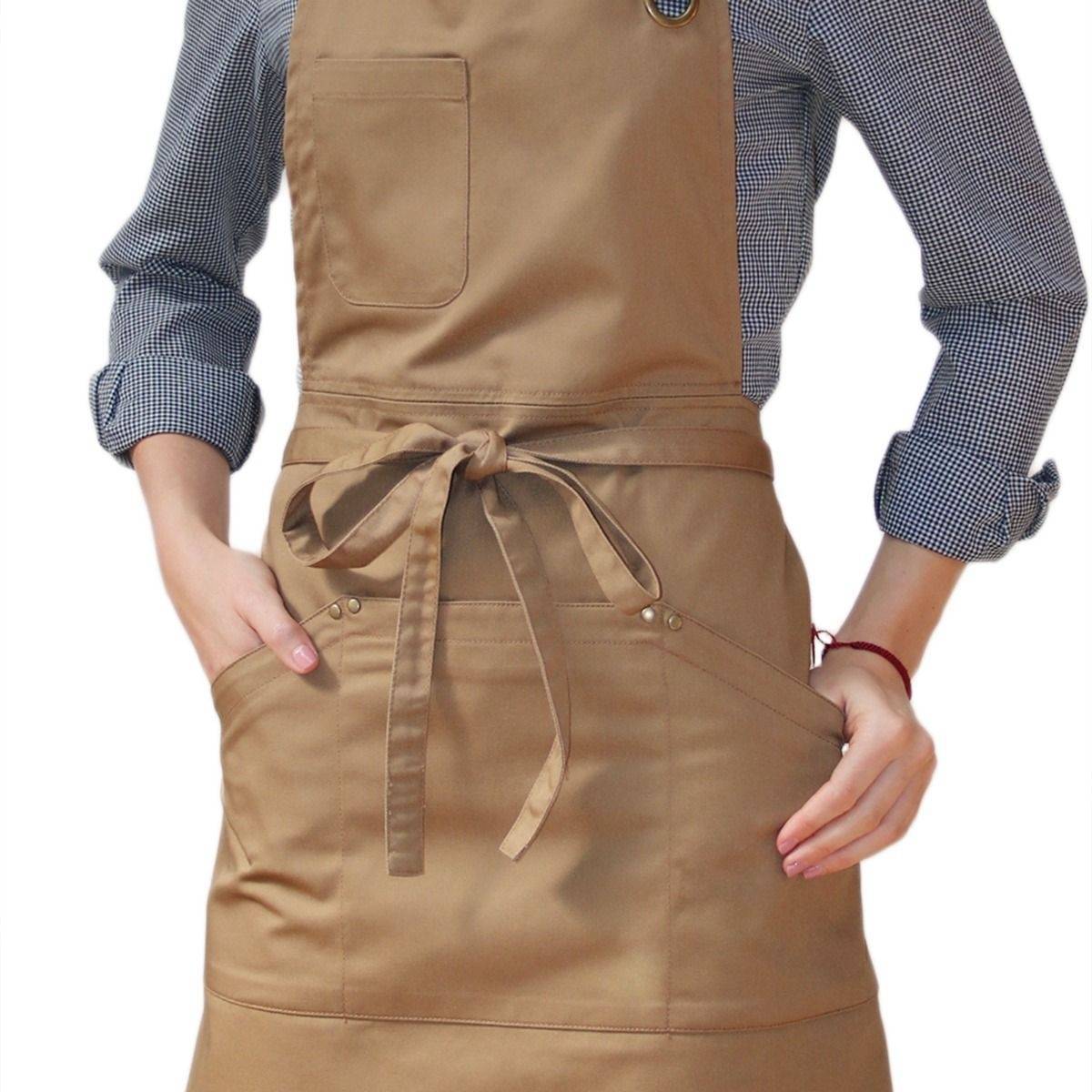 Fartuch kelnerski z praktyczną kieszenią na piersi