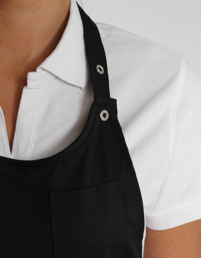 Fartuch kelnerski z regulacją na zatrzaski i kieszeniami