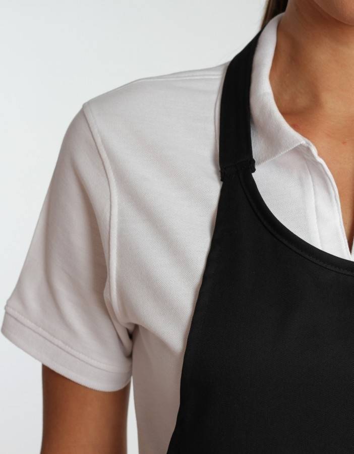 Fartuch kelnerski z regulacją na zatrzaski i kieszeniami