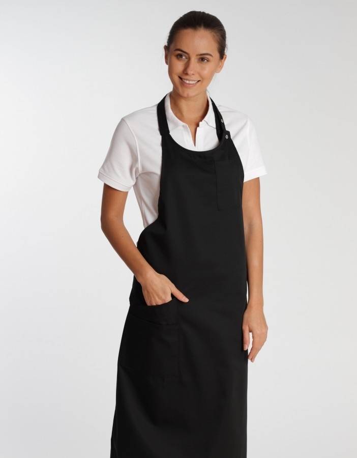 Fartuch kelnerski z regulacją na zatrzaski i kieszeniami