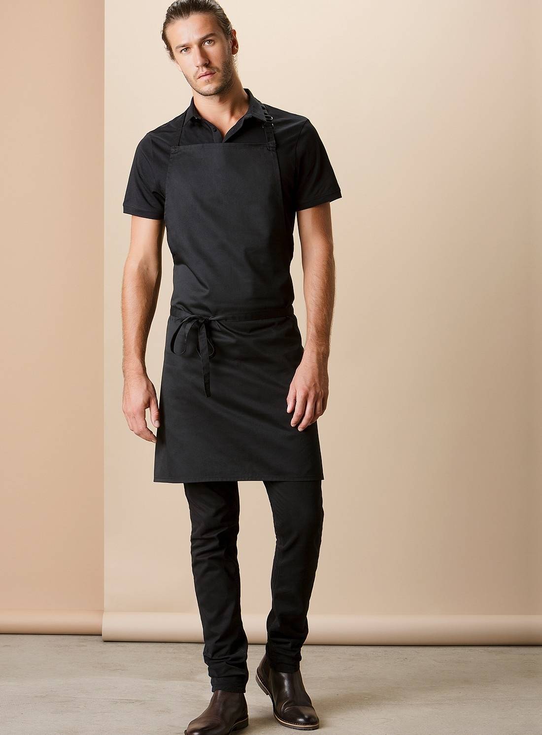 Fartuch kelnerski z wiązaniem wokół talii