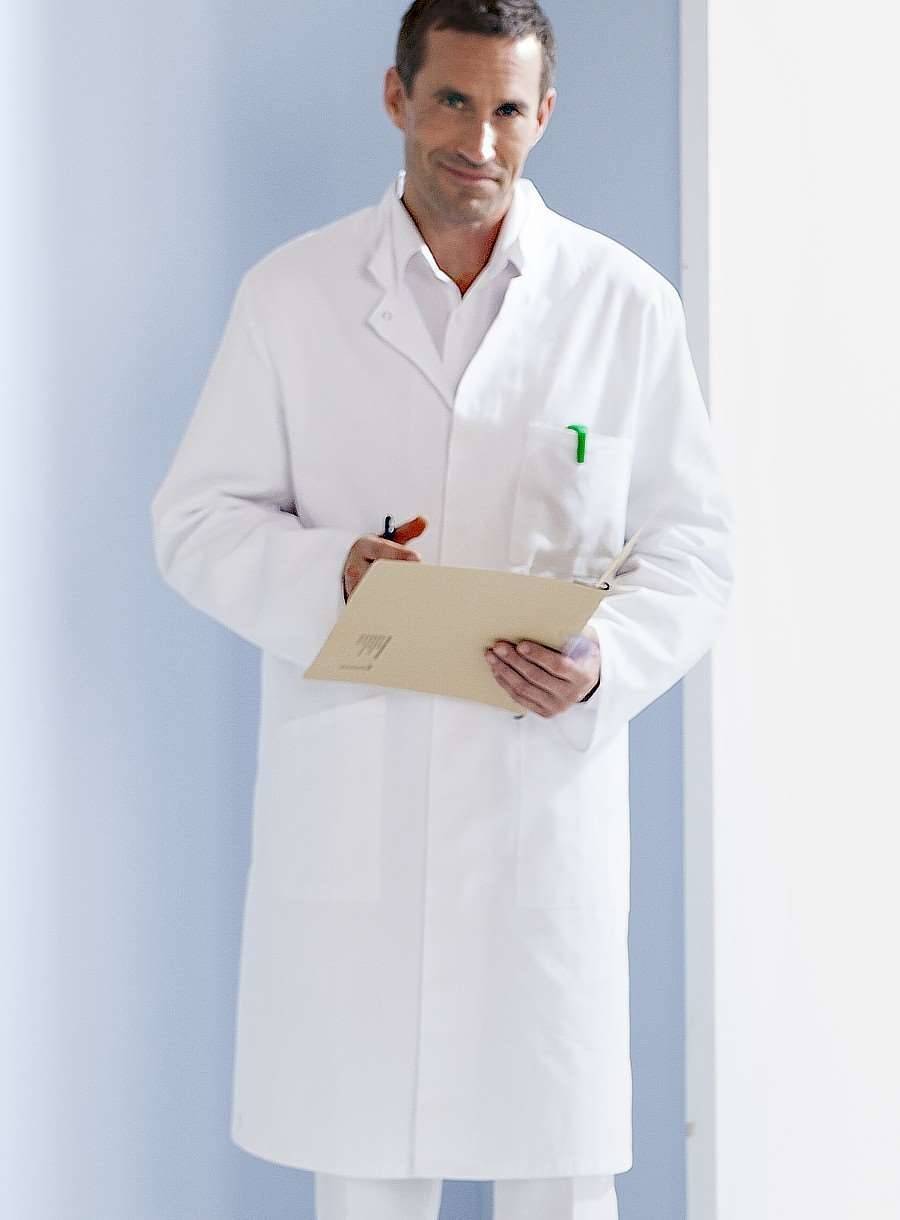 Fartuch medyczny męski marki Exner