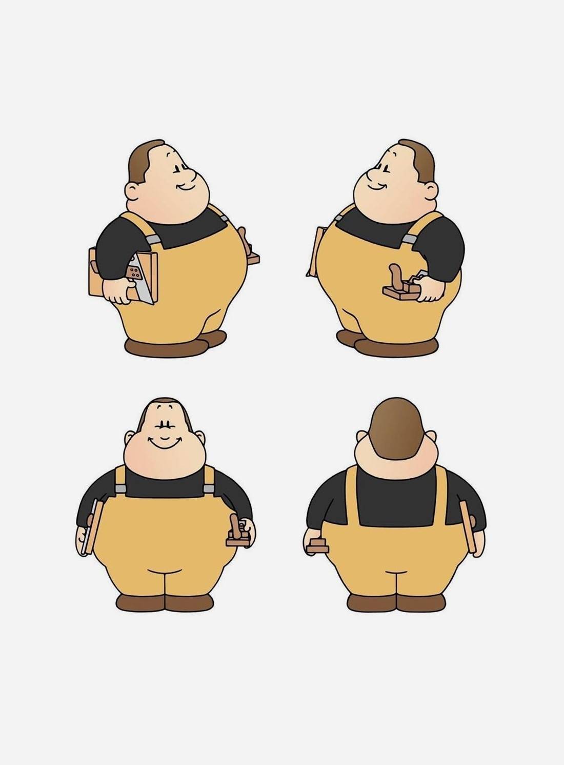 Figurka antystresowa Cieśla