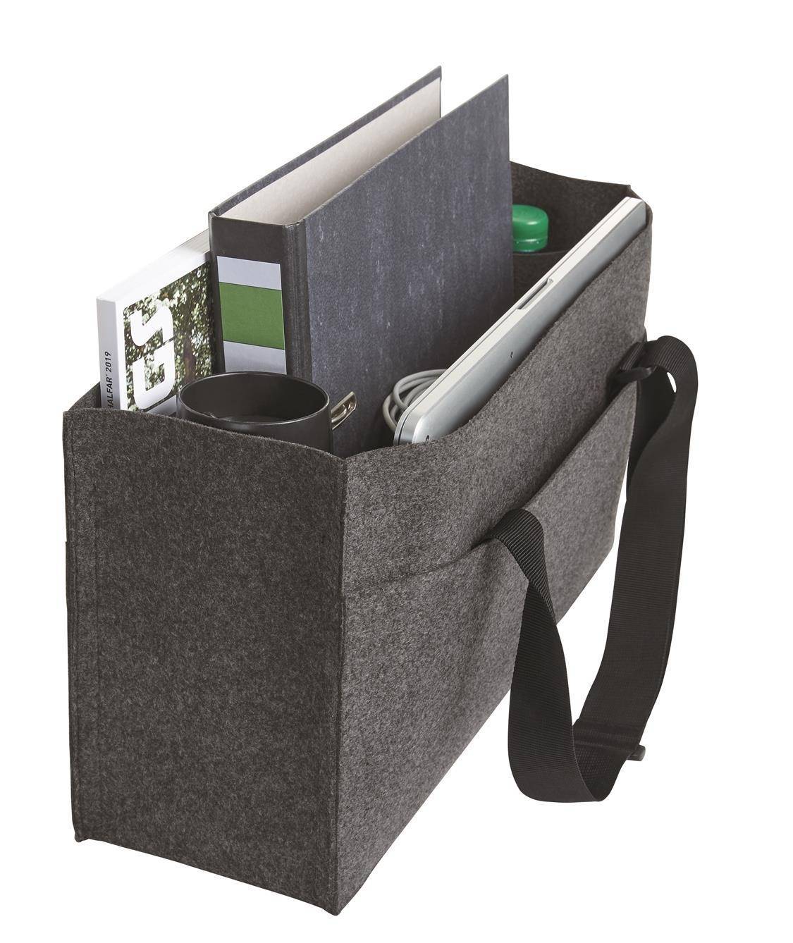 Filcowy organizer z praktycznymi kieszeniami