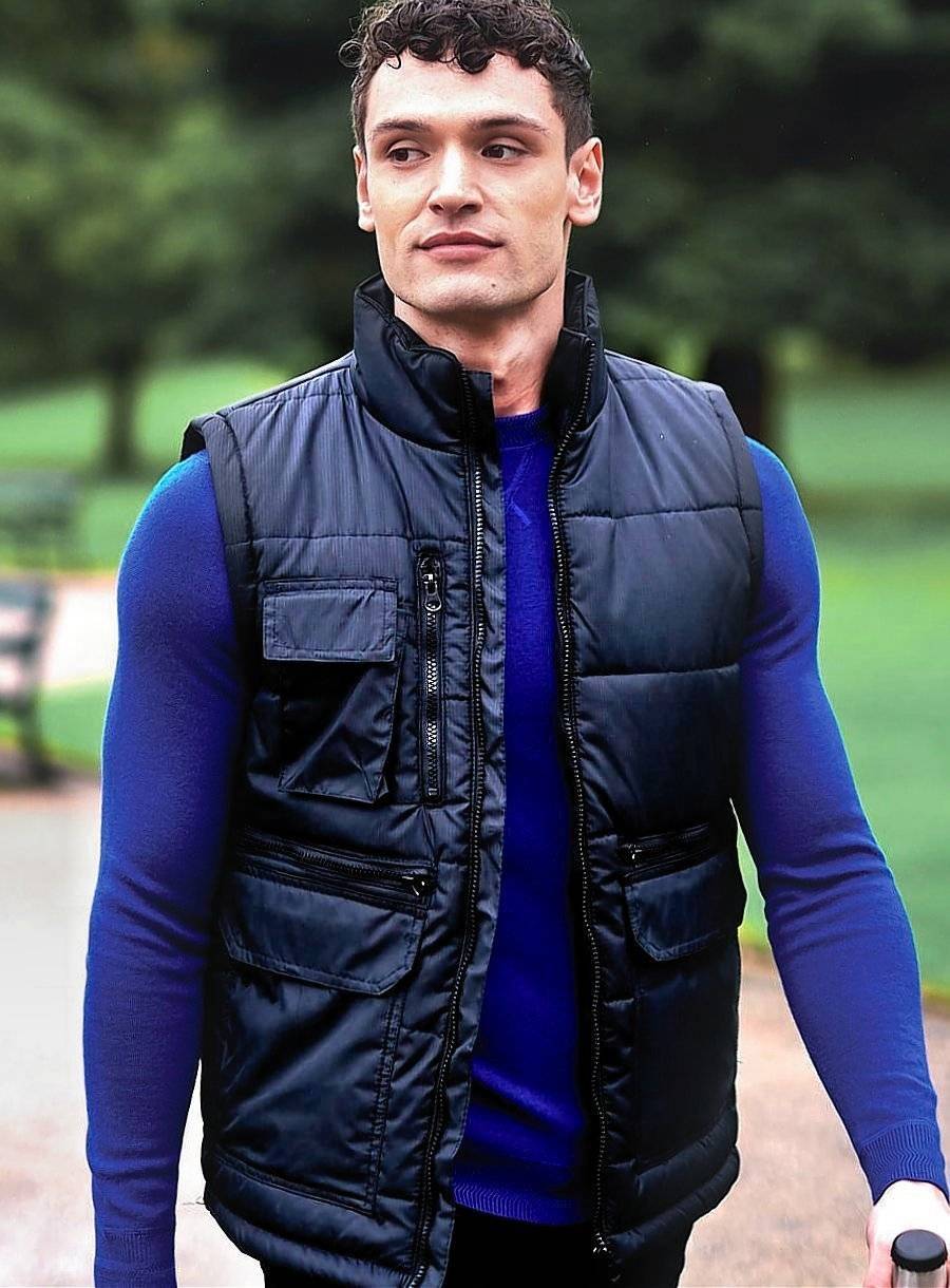 Funkcjonalna męska kamizelka model Steller