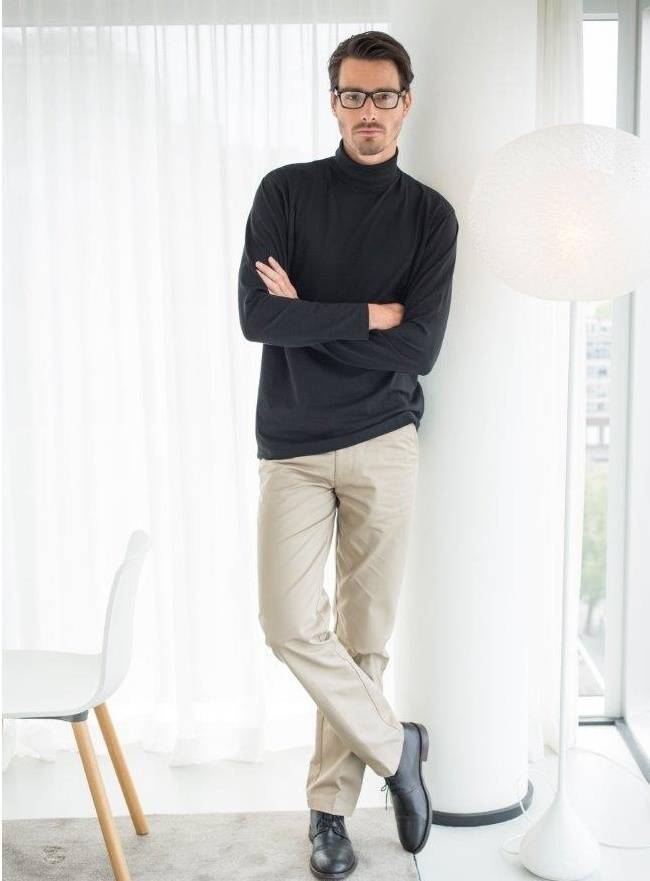 Golf męski model Roll-Neck