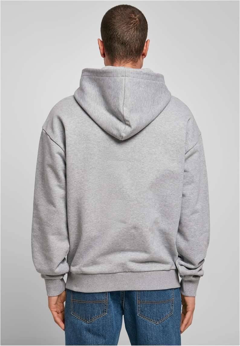 Gruba bluza męska z kapturem o luźnym fasonie
