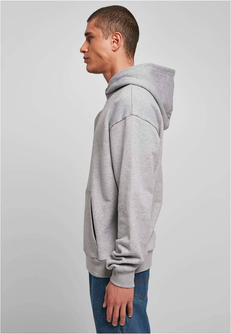 Gruba bluza męska z kapturem o luźnym fasonie