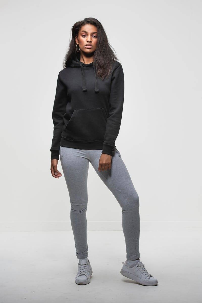 Gruba bluza z kapturem i kieszenią z otworem na słuchawki