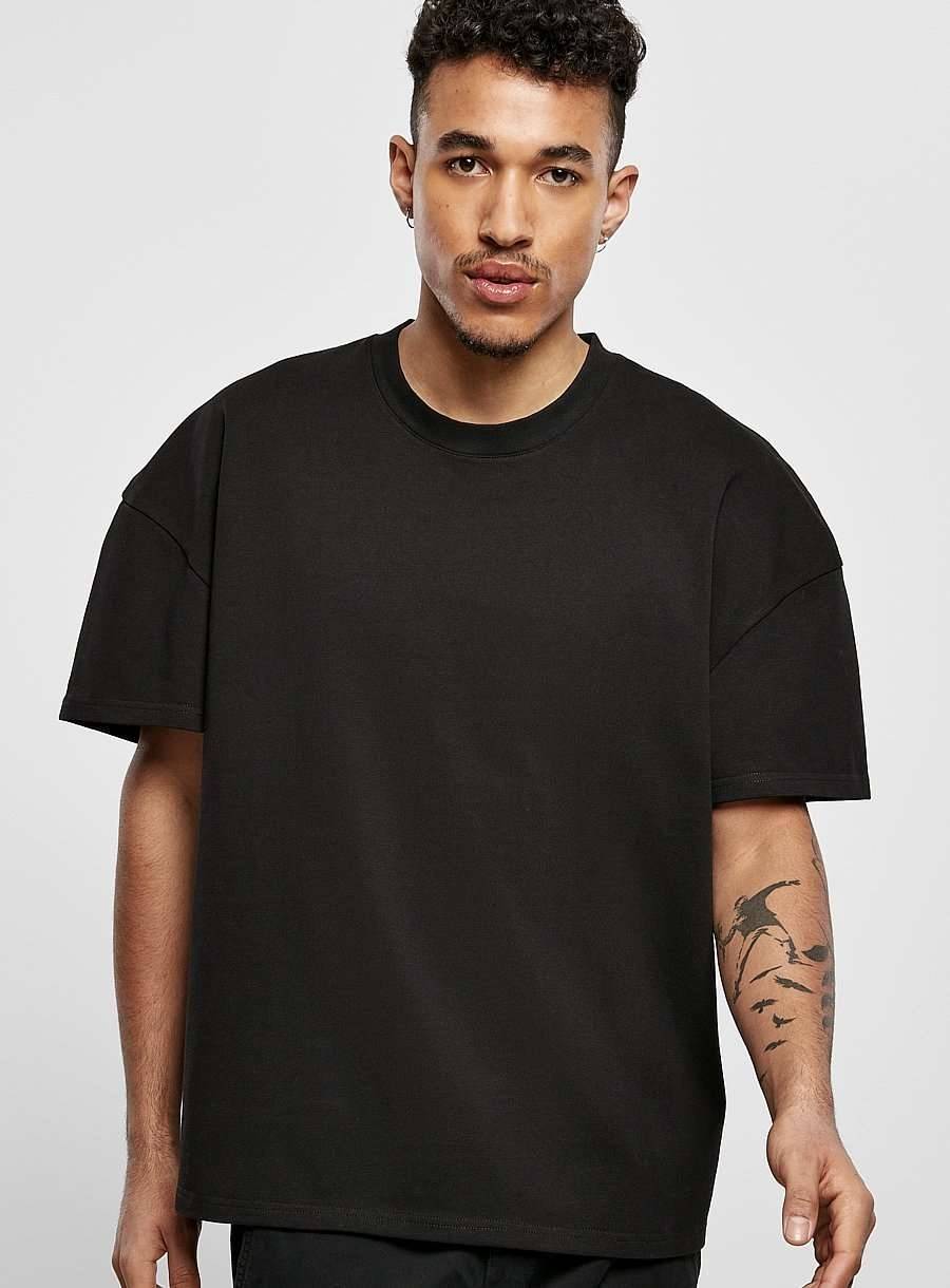 Gruba koszulka męska o luźnym fasonie