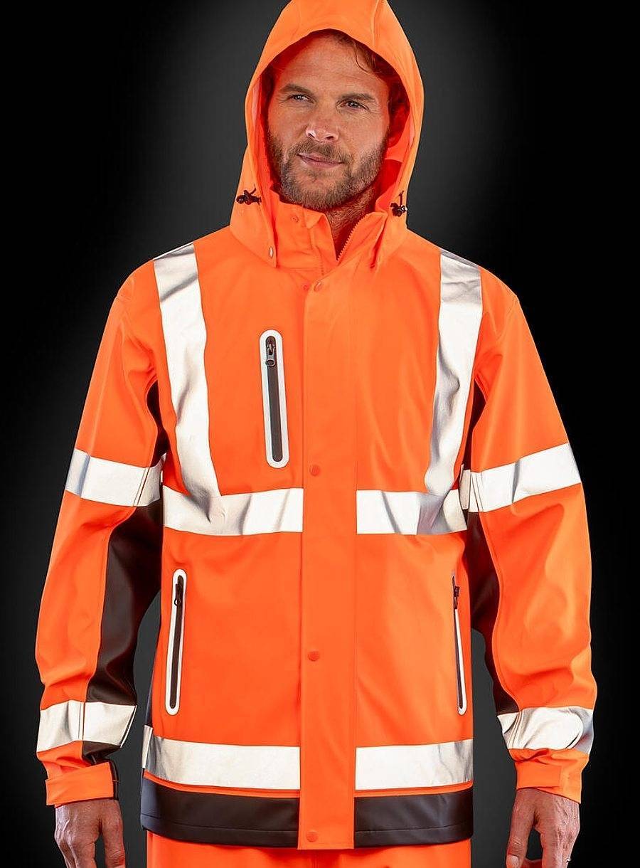 Heavy Duty Prism PU Safe & Dry Jacket with Recycled Backing