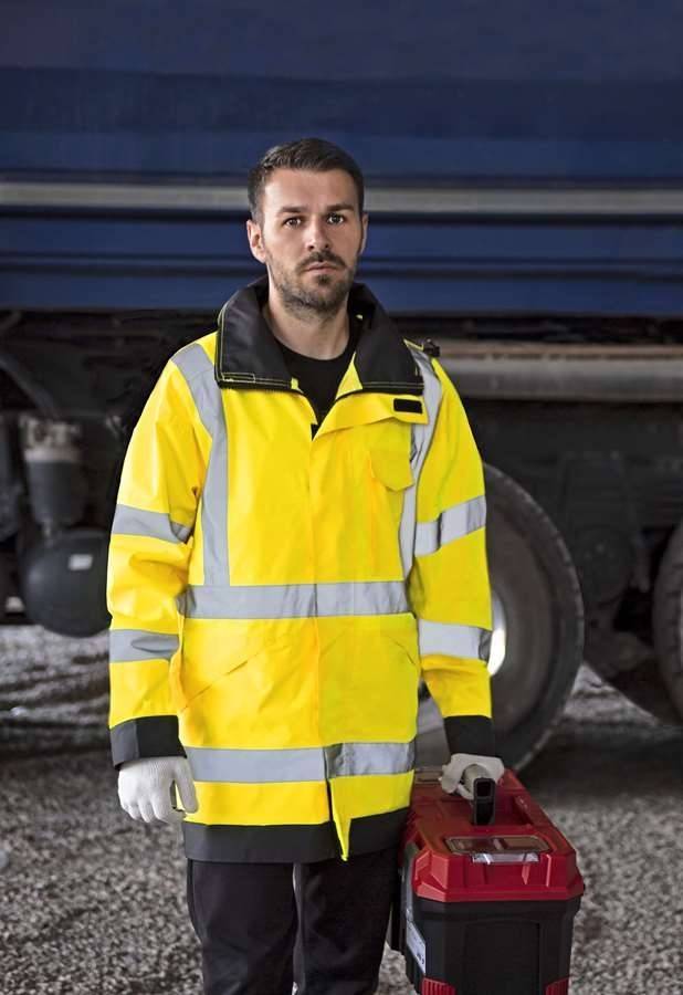 Hi-Vis Light Rain Jacket Kaunas