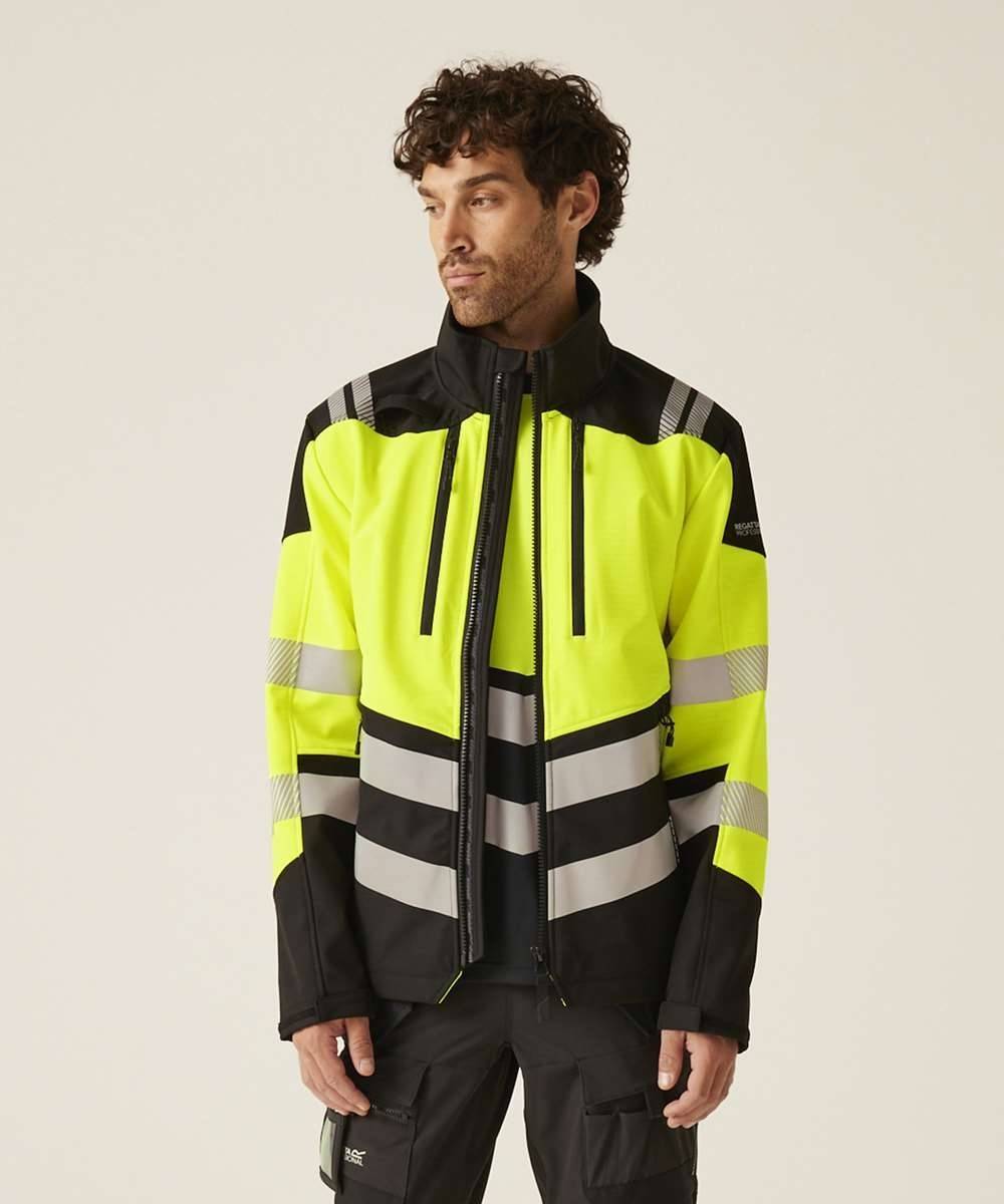 Hi-Vis X-Pro 3 Layer Softshell Jacket (Class 2)