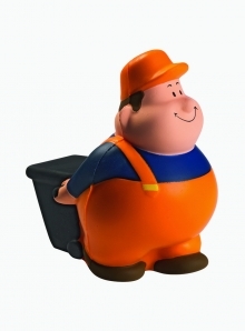 Figurka antystresowa Śmieciarz