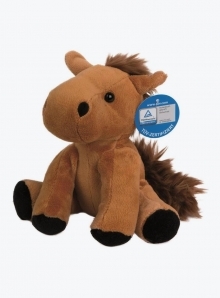 Sympatyczna maskotka pluszowa Koń