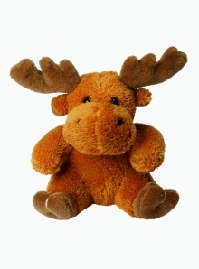 Urocza maskotka Brązowy Łoś z miękkiego pluszu