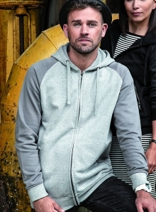 Rozpinana bluza z kapturem Kangurek – model męski