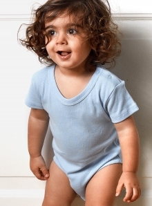 Body niemowlęce z krótkim rękawem