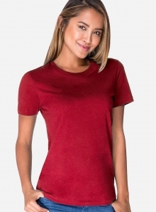 T-shirt bawełniany o drobnym splocie – model damski