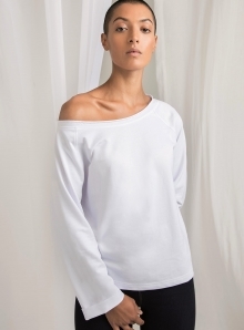 Bluzka damska o swobodnym kroju z bawełny organicznej