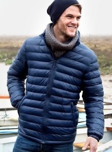 Pikowana kurtka męska Result z wewnętrzną klapą sztormową