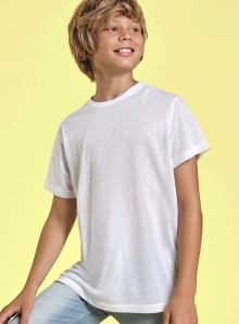 Koszulka dziecięca do nadruku sublimacyjnego Roly w dotyku przypominająca bawełnę