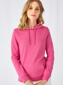 Bluza damska z kapturem B&C miękka w dotyku o gładkiej strukturze materiału