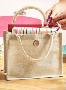 Mała torba na prezenty z juty Juco Mini