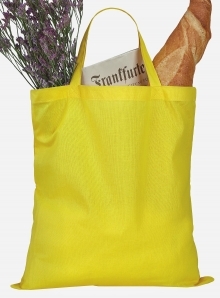 Klasyczna bawełniana torba na zakupy z krótkimi uchwytami