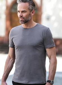Koszulka męska Russell o dopasowanym fasonie z bawełny organicznej