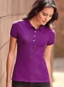 Klasyczna koszulka polo model damski Stretch