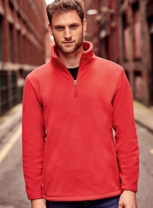 Męska bluza z polaru na krótki zamek