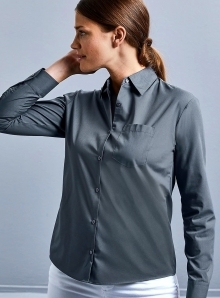 Biznesowa damska koszula z długim rękawem