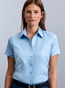 Koszula damska z krótkim rękawem Herringbone