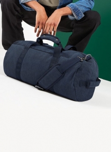 Płócienna torba sportowa z pasem na ramię i uchwytem