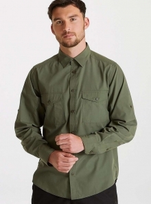 Koszula męska z powłoką ochroną UV, materiał z recyklingu