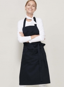 Fartuch z bawełny organicznej posiadający praktyczne kieszenie