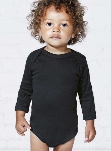 Body niemowlęce z długimi rękawami zapinane na zatrzaski