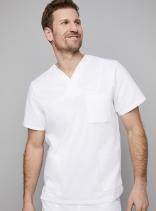 Bluzka unisex z dekoracyjnym dekoltem