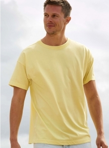 Koszulka o swobodnym fasonie oversized uszyta z bawełny organicznej, model męski