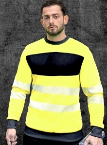 EOS Hi-Vis Workwear Sweatshirt With Printing Area